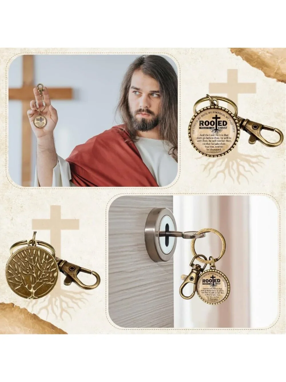 Religious Keychain Gifts for Men | Bulk Christian Accessories & Inspirational